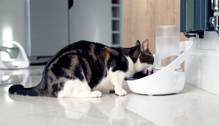 Erwägen Sie die Verwendung eines vernetzten Futterautomaten